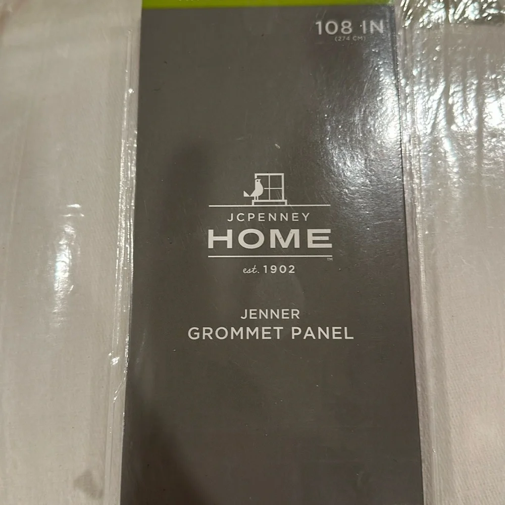 JCPenney Home Cream Grommet Panel